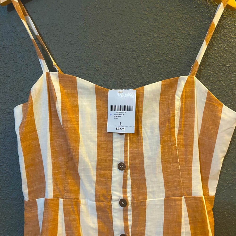 Forever 21 woven stripe dress